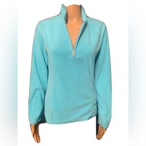 New York & Company Sport Blue NWOT Sz Med Fleece Jacket/pullover never worn